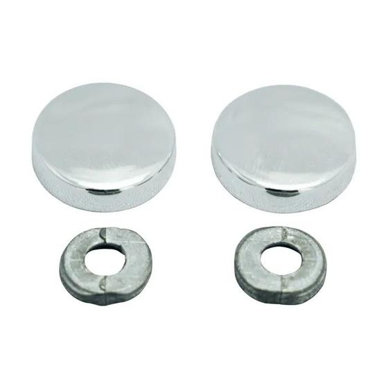 Botão rosca interna cabeça chata metal - 10 unidades Menor preço em Botão rosca interna cabeça chata metal - 10 unidades