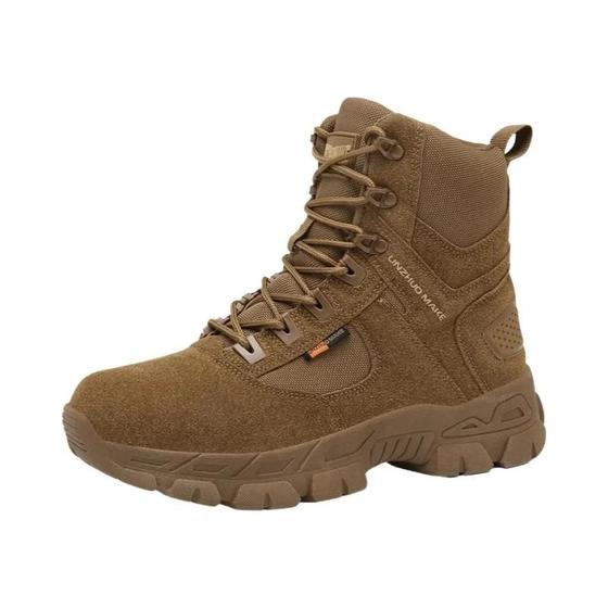 Imagem de Botas De Caminhada Táticas Masculinas Antiderrapantes Quentes Militares Deserto Top Bota De Trabalho