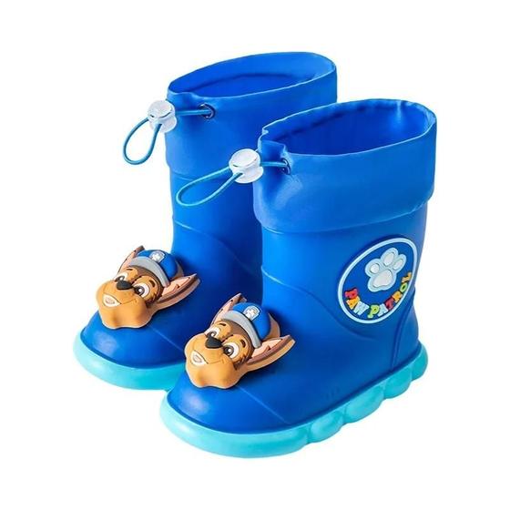 Imagem de Botas De Chuva Infantis PAW PATROL Antiderrapantes Respiráveis Leves De Verão Com Desenhos Animados