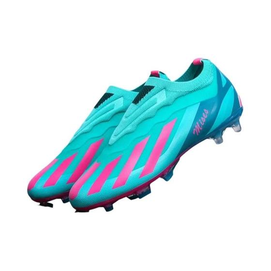 Imagem de Botas de Futebol Masculinas Respiráveis e Antiderrapantes com Picos Longos