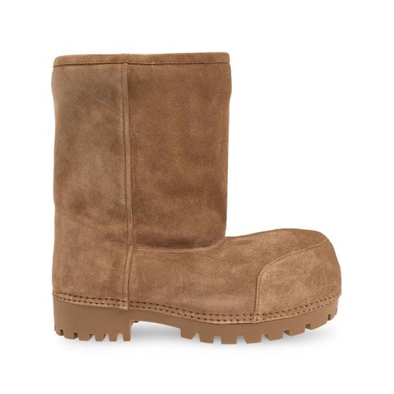 Imagem de Botas de neve Trelako Suede Platform para mulheres com pele de inverno