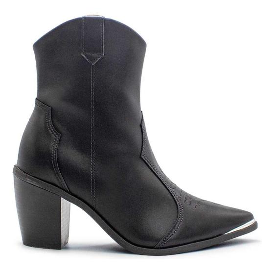 Imagem de Botas Feminina Country Texana Preta Bordada Vizzano Western