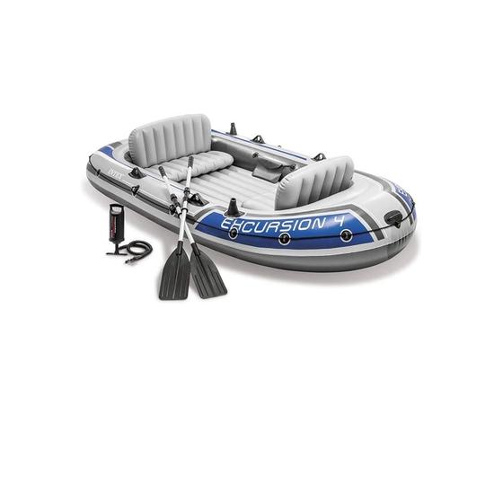 Imagem de Bote Barco Inflável Excursion Para 4 Pessoas Intex com remo
