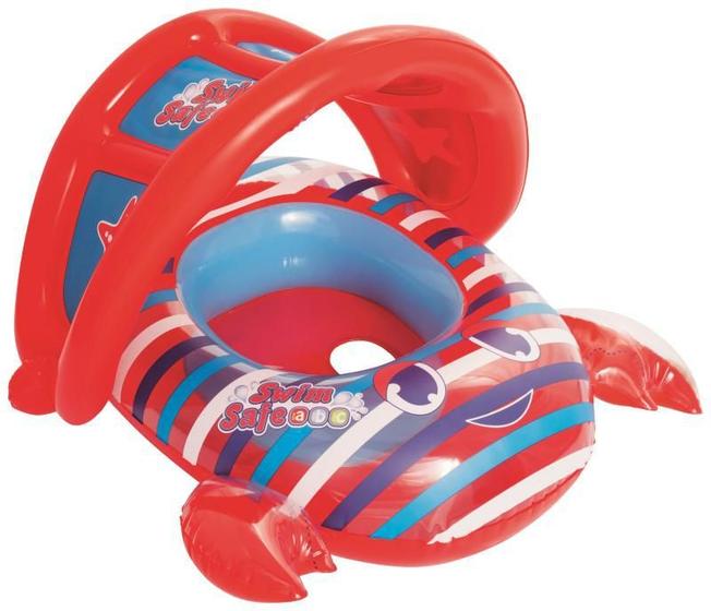 Imagem de Bote Infantil Sapinhos Com Cobertura Vermelho