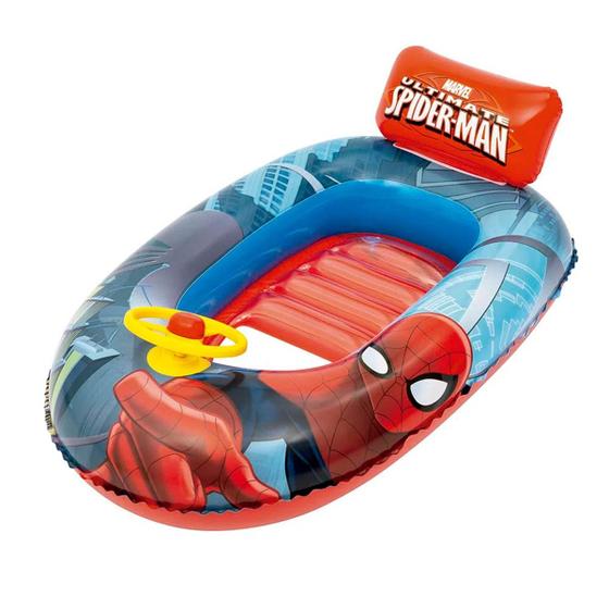 Imagem de Bote Inflável Homem Aranha 3 A 6 Anos Até 27kg 1,04x60cm Mor