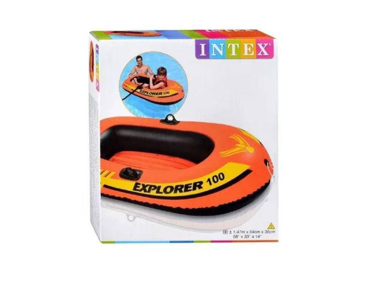 Imagem de Bote Inflável Infantil Barco Explorer 100 Intex