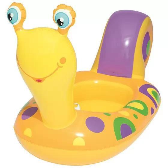 Imagem de Bote Inflável Infantil Caracol 70cm Resistente para Piscina