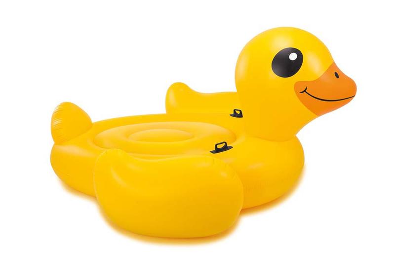 Imagem de Bote Inflável Intex Para Piscina Pato Amarelo Grande 221Cm