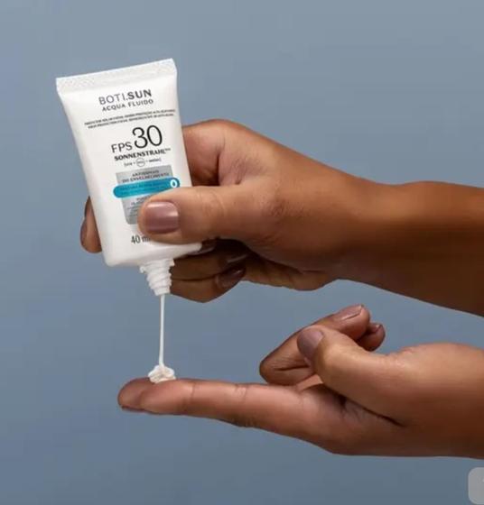 Imagem de Boti sun Protetir solar Boti. Sun acqua fluid antissinais do envelhecimento- 40mlescura