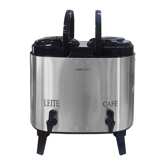 Imagem de Botijão térmico duplo 15 l (2x7,5 l) inox externo