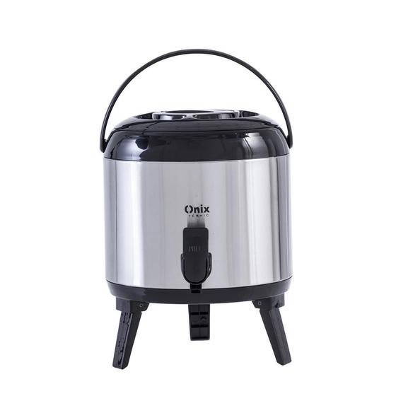 Botijão Térmico Garrafa 5,5 Litros Inox Suco Agua Café Hotel Menor preço em Botijão Térmico Garrafa 5,5 Litros Inox Suco Agua Café Hotel