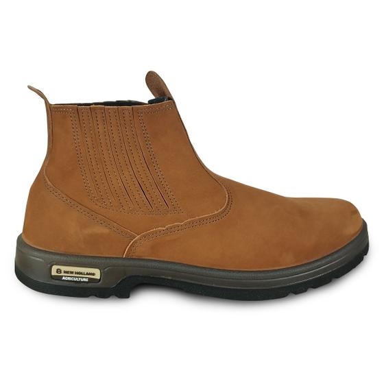 Imagem de Botina Bota Masculino Cano Curto Couro Legítimo New Holland