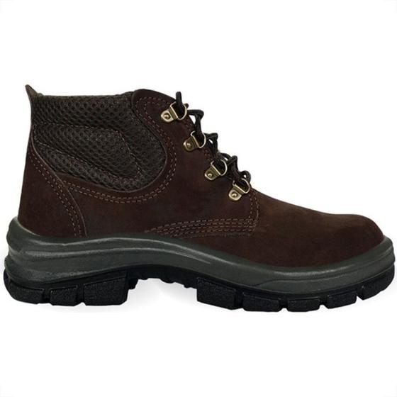 Imagem de Botina Cartom Tp92 Com Cadarco''41'' Sem Biqueira Marrom Par 3959