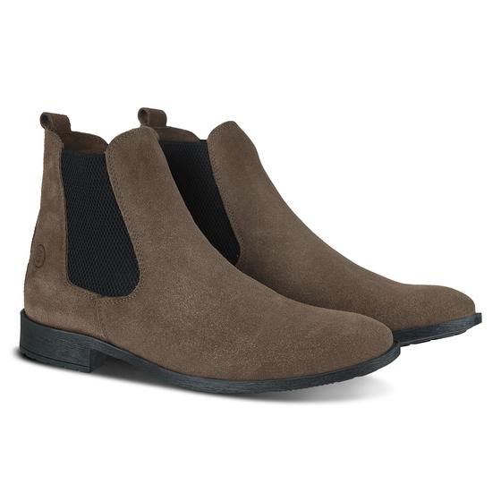 Imagem de botina casual masculina chelsea boots Slim lançamento em couro legitimo