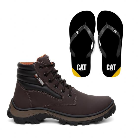 Imagem de Botina Catpriime Cano Médio com C.A 47751 + Chinelo Basic