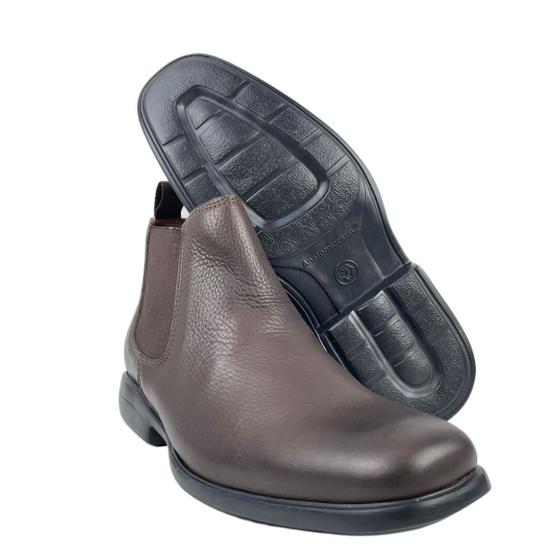 Imagem de Botina Country Masculina Anatomic Gel Original Couro Floater Oil Brown Ref: 5953