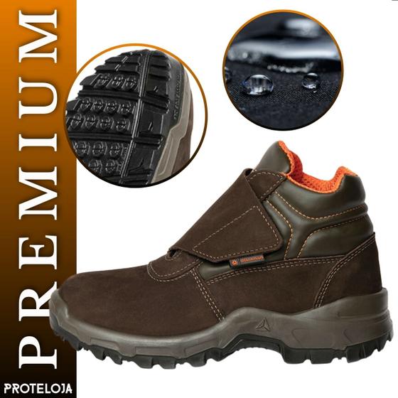 Bota Nobuck Bota Com Epi Botina De Segurança Feminina Masculina - Main Image