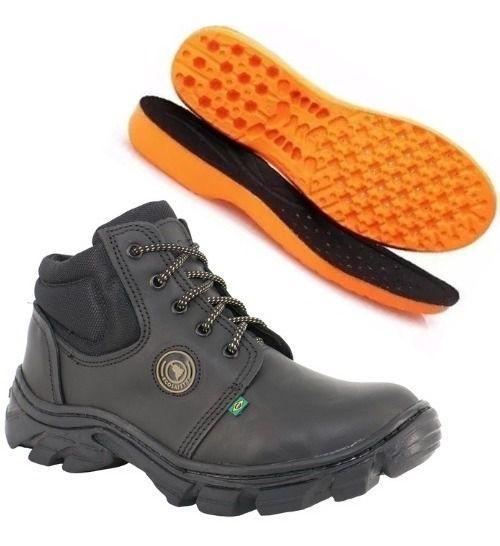 Imagem de Botina Segurança Bico Pvc Conforto + Palmilha Anatômica 106