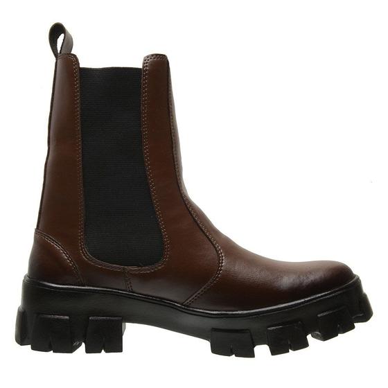 Botinha Coturno Feminino Cano Curto - Franboots Imagem de Botinha Coturno Feminino Cano Curto
