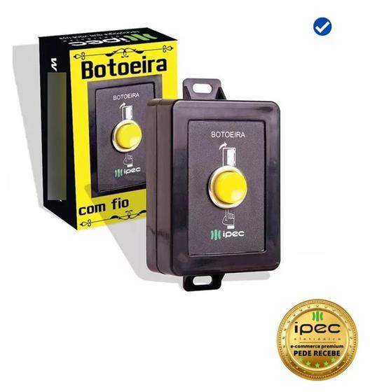 Imagem de Botoeira Com Fio Black Ipec 1065
