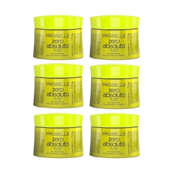 Imagem de Botox Capilar Probelle Zero Absoluto 150G - Kit Com 6Un