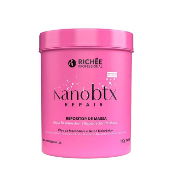 Imagem de Botox capilar profissional Richee,anti frizz, reposicao massa em cabelos danificados.