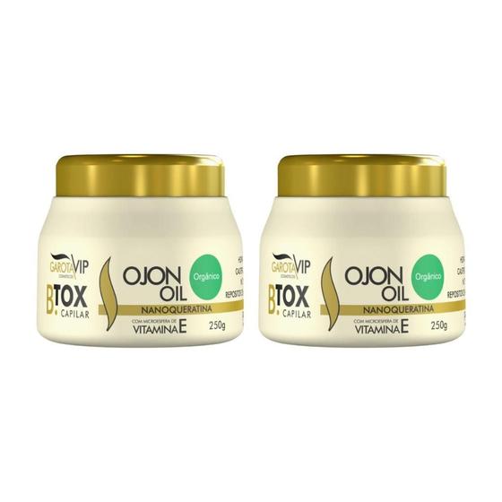 Imagem de Botox Garota Vip B.Tox Capilar Organico 250G - Kit Com 2Un