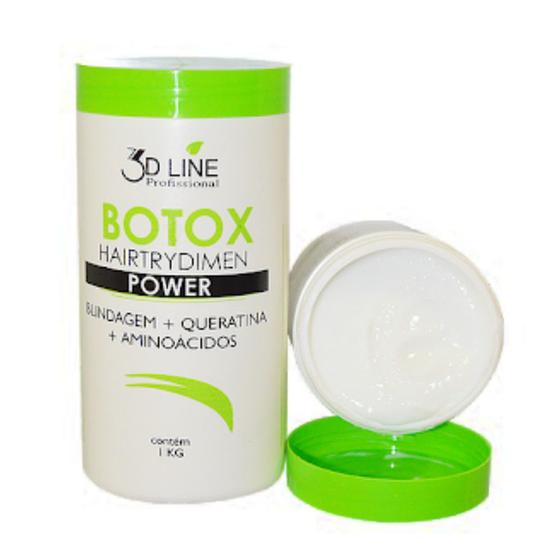 Imagem de Botox Para Cabelos Profissional 1 Kg 3d Line Hidratação