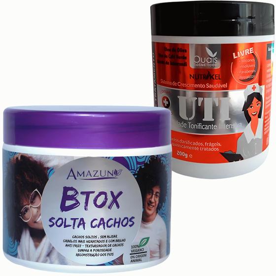 Imagem de Botox Solta Cachos 500g - Creme de tratamento 200g