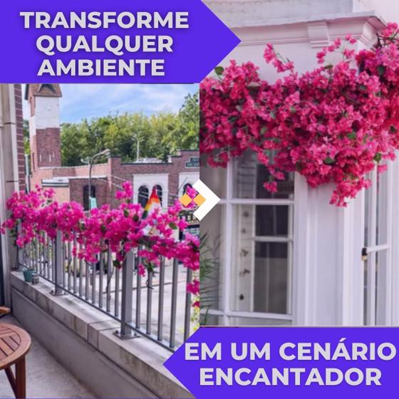 Imagem de Bougainville artificial ideal para arranjos e decoração de casamento