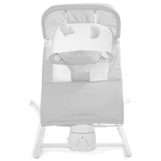 Imagem de Bouncer portátil Baby Delight Alpine Wave Deluxe Driftwood Grey