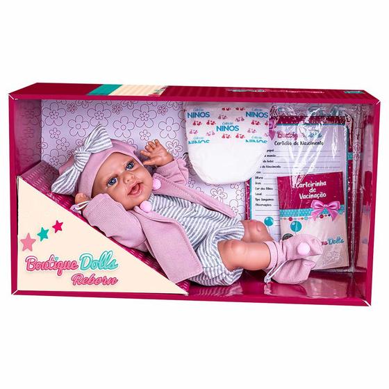 Imagem de Boutique dolls reborn casaco rosa