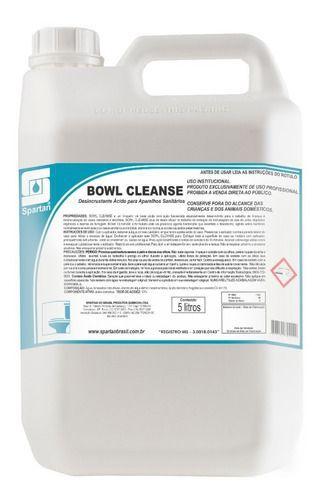 Imagem de Bowl Cleanse Limpador Sanitário Desincrustante 5lt Spartan