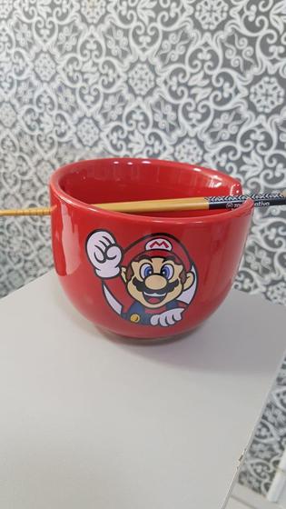 Imagem de Bowl com Hashi Super Mario - Zona Criativa