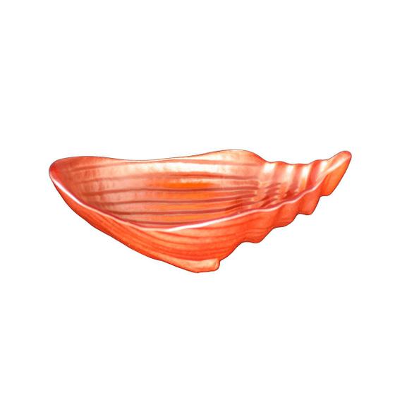 Imagem de Bowl Concha de Vidro Shell Coral Pequena 15 x 10cm