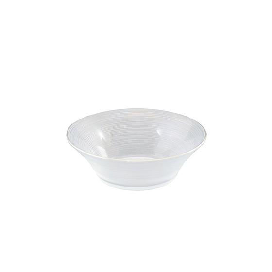 Imagem de Bowl de Vidro Circle Transparente com Borda Prateada 16 x 5cm - Unid.