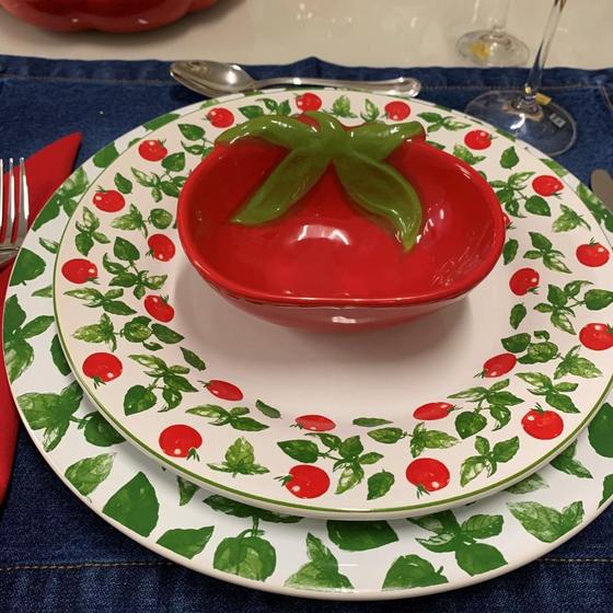 Imagem de Bowl Em Cerâmica Tomate Vermelho Luiz Salvador-Un