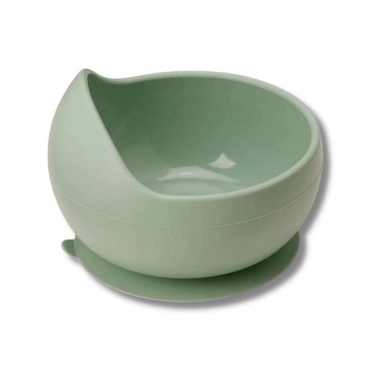 Imagem de Bowl em silicone com ventosa verde - buba