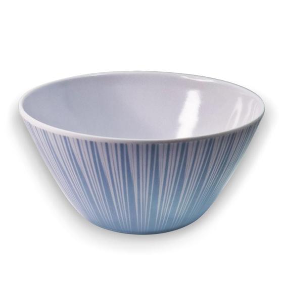 Imagem de Bowl Linha Psicodélica Azul 14,5cm Melamina  Tigela, Cumbuca, Ideal para Sopas, Saladas, Sobremesas e Decoração