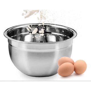 Imagem de Bowl Tigela Aço Inox Funda 18Cm Profissional Bacia Multiuso