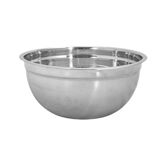 Imagem de Bowl Tigela Para Confeitaria De Aço Inoxidável 3,2 Litros Doceria Bolos