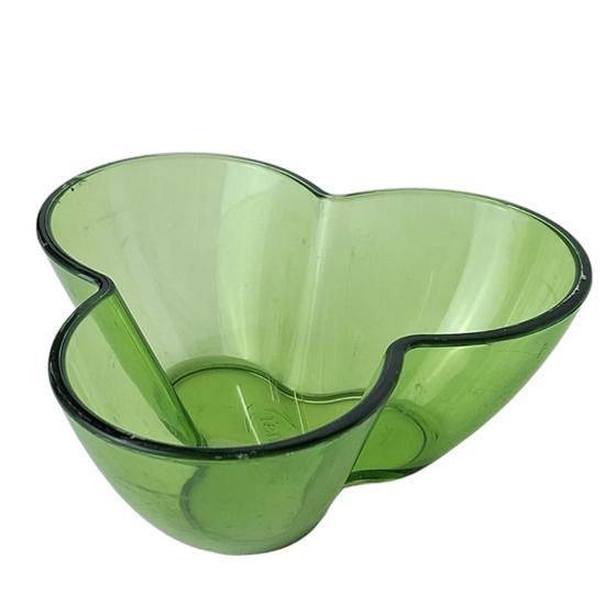 Imagem de BOWL TREVO VERDE 11x5x12CM 220ML ACRILICO TIGELA SOBREMESA CUMBUCA 197