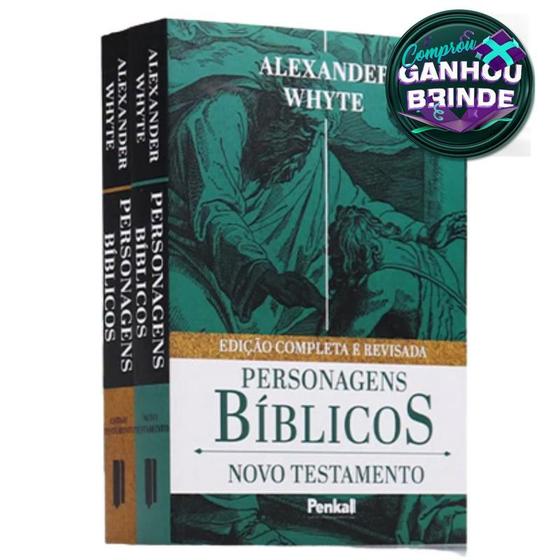 Imagem de Box 2 Livros  Capa Dura  Personagens Bíblicos  Antigo e Novo Testamento  Alexander Whyte - Livro Cristão