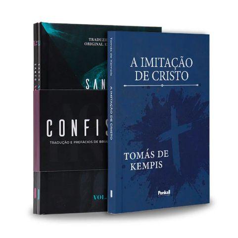 Imagem de Box 2 Livros  Confissões  Santo Agostinho + A Imitação de Cristo  Discípulos Escolhidos