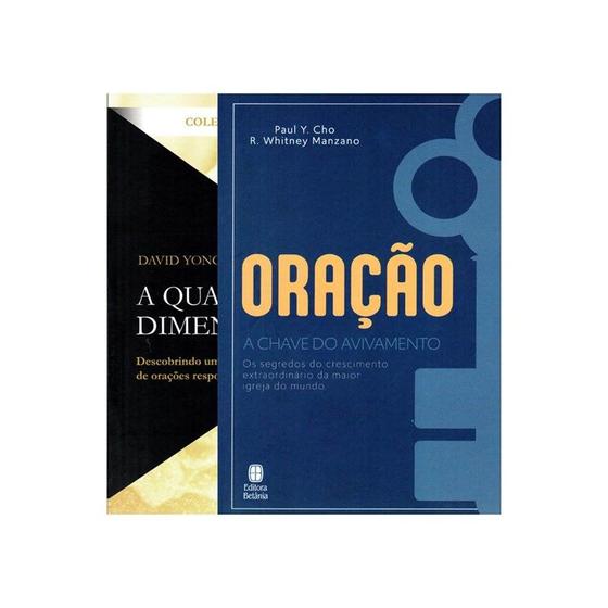 Imagem de Box 2 livros Paul Yonggi Cho  Oração, a Chave do Avivamento e A Quarta Dimensão