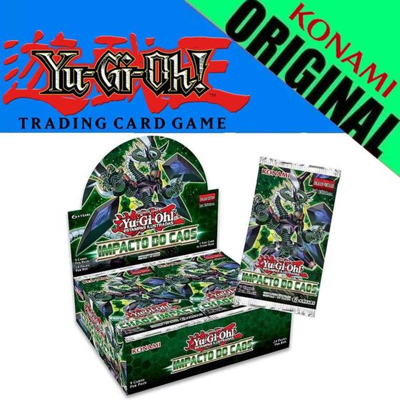 Imagem de Box 24 Boosters Yu-Gi-Oh! Impacto do Caos Konami Original Carta Cards yugioh