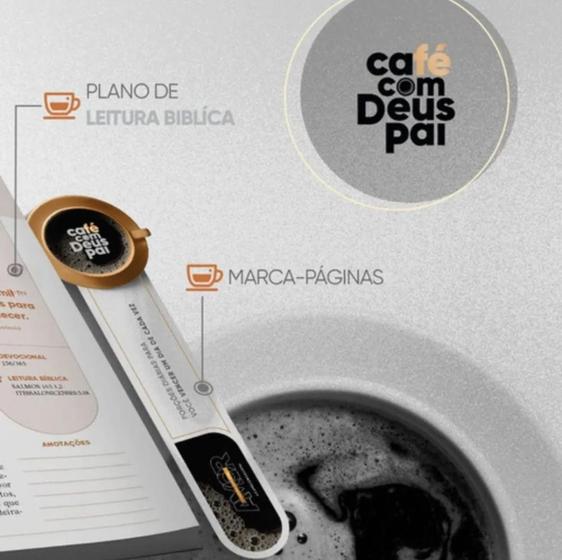 Box 3 Devocionais Café com Deus pai 2026 Brochura +Devocional Mulheres com Deus E 365 Dias de Amor com Deus - Editora Vélos