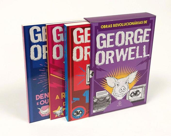 Imagem de Box 3 Livros As Obras Revolucionárias de George Orwell 1984