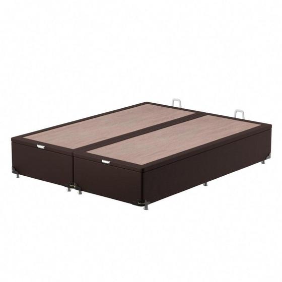 Box Baú Casal Bipartido Tela Prodormir Standard 34x138cm Menor preço em Box Baú Casal Bipartido Tela Prodormir Standard 34x138cm