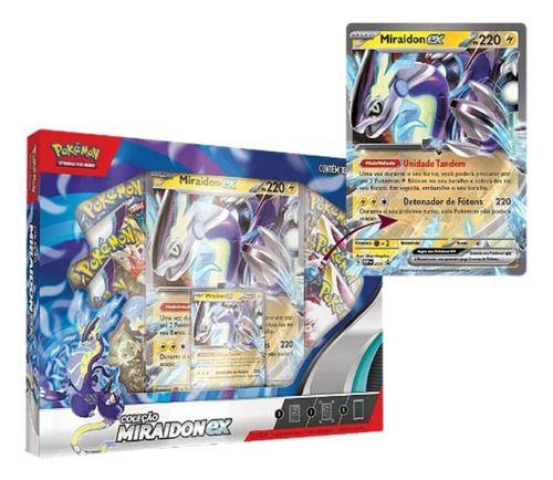 Imagem de Box Cards Pokémon Parceiros De Paldea Miraidon Ex Copag